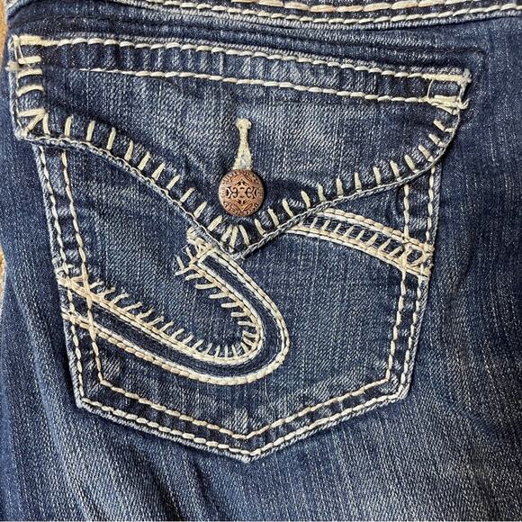 Silver Jeans Berkley Flap Straight Leg Jeans Size 29 - Picture 5 of 8